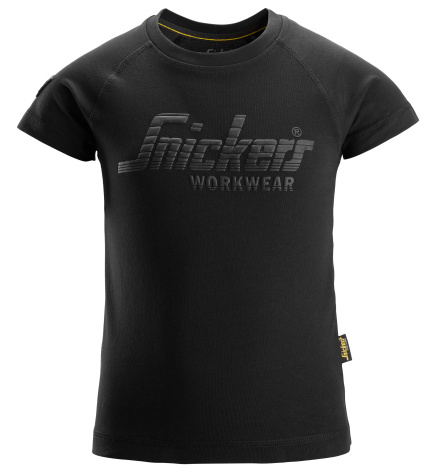 Tričko Snickers Workwear detské čierne