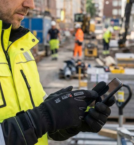 Pracovné rukavice Tamrex TouchGrip s dotykovými prstami