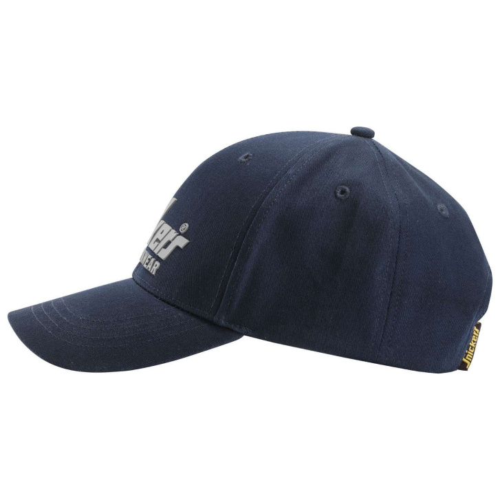 Šiltovka s 3D logom Snickers Workwear modrá