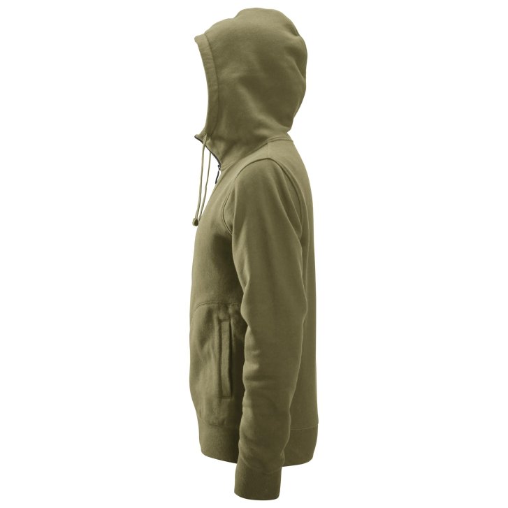 Mikina AllroundWork s kapucňou khaki
