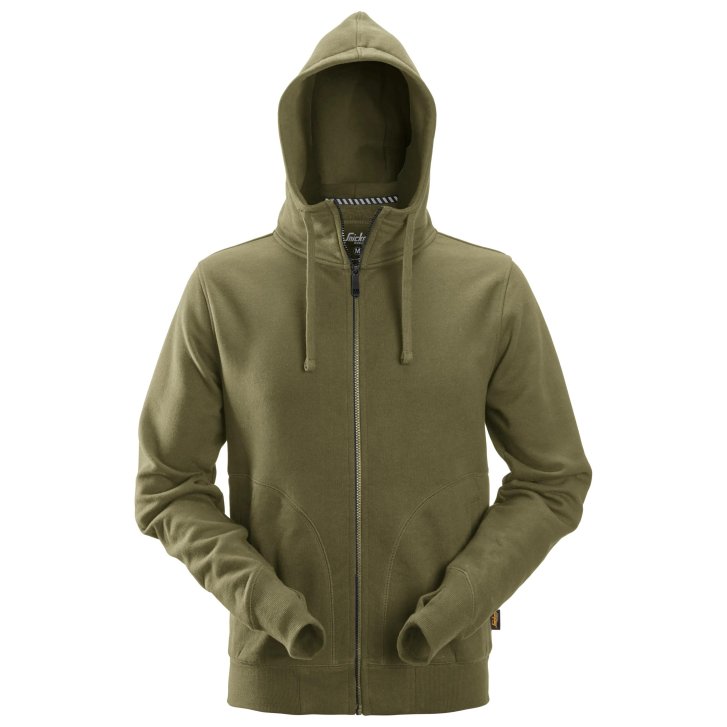 Mikina AllroundWork s kapucňou khaki