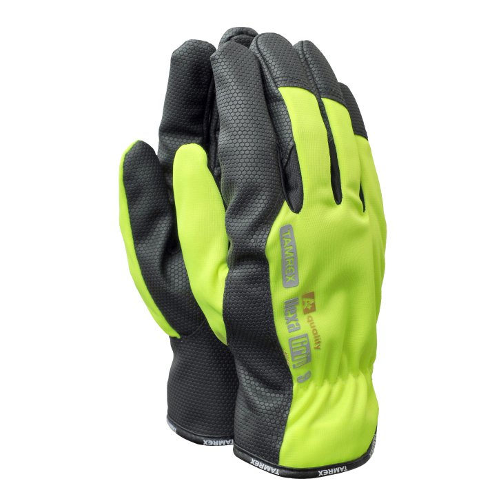 Reflexné pracovné rukavice Tamrex HexaGrip Hi-Vis